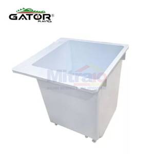 Gator Bak Air Kamar Mandi Persegi 56x56x56 Cm Putih