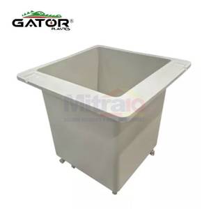 Gator Bak Air Kamar Mandi Persegi 56x56x56 Cm Putih Ivory