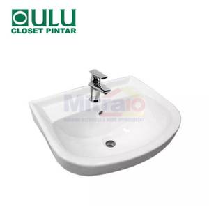 Oulu Wastafel Dinding W211A/S Putih