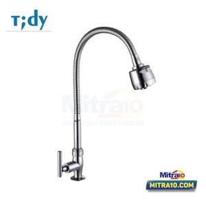 Tidy Kran Wastafel Cuci Piring Dapur Fleksibel Tromso A111 Chrome