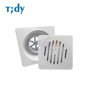 Tidy Saringan Air Kamar Mandi FD-F-01-W 11x11 Cm Putih
