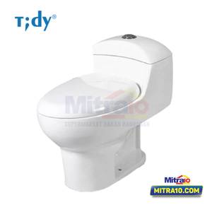 Tidy Kloset Duduk Satu Bagian FSA0042 42cm x 68cm xc 59cm Putih
