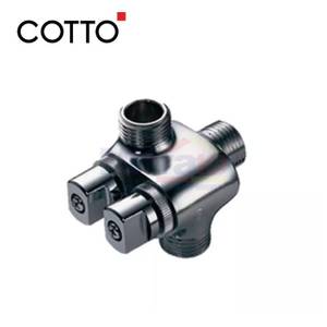Cotto Stop Kran Bercabang Dua Arah CT198 Hitam