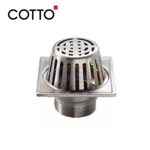 Cotto Saringan Pembuangan Talang Air CT658Z1 4.9 Inch Silver