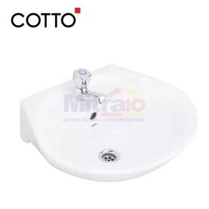 Cotto Wastafel Dinding C013 WH Putih