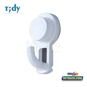 Tidy Gantungan Baju Kamar Mandi Tempel BAA-270 6cm X 6cm X 5cm Putih