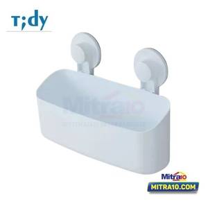 Tidy Rak Dinding Kamar Mandi Multifungsi BAA-130 9.28cm X 24.38cm X 17.9cm Putih