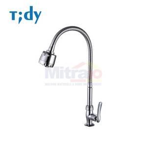 Tidy Kran Wastafel Cuci Piring Dapur Fleksibel Neretva 611 Brass Chrome