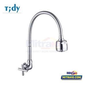 Tidy Kran Dinding Wastafel Cuci Piring Dapur Fleksibel Kenai 810 Chrome