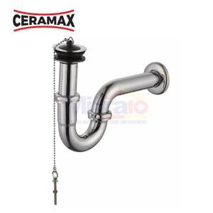 Ceramax P-Trap Pipa Pembuangan Wastafel PT-A200-A 1 1/4 Inch