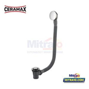 Ceramax Afur Lubang Pembuangan Air Bathtub AF-A1840-B 7cm X 4cm X 68cm Abu