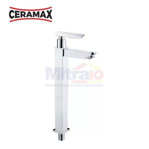 Ceramax Kran Wastafel Meja Leher Panjang Stainless Athena KX-8106
