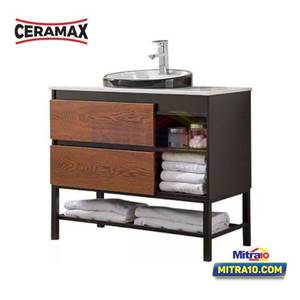 Ceramax Kabinet Dengan Wastafel Kamar Mandi Ethan Series PSPVC1801 (Set)