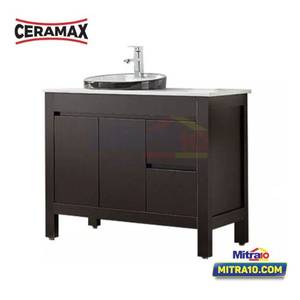 Ceramax Kabinet Dengan Wastafel Kamar Mandi Oliver Series PSPVC1803 (Set)
