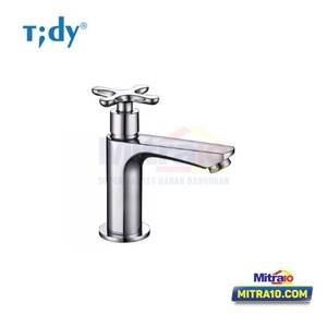 Tidy Kran Wastafel Stainless Sedang Karmoy D412 Chrome