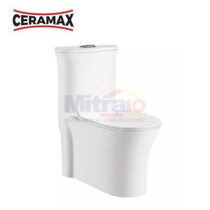 Ceramax Kloset Duduk Satu Bagian Lamar FSA0151 Putih 72cm X 42.5cm X 77cm.