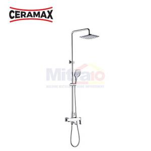 Ceramax Shower Tiang Chrome Kolom 660011CP (Set)