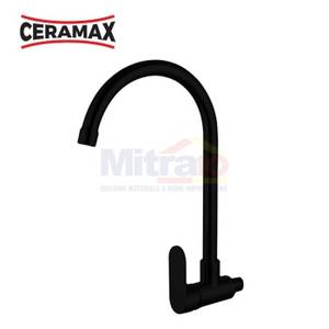 Ceramax Kran Dinding Wastafel Cuci Piring Dapur York DY-1447R Hitam