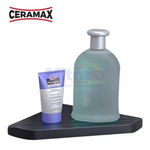 Ceramax Rak Sudut Kamar Mandi 8003 Hitam