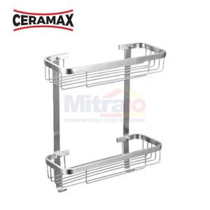 Cermax Rak Stainless Tempat Sabun Kamar Mandi XBT-0690-2