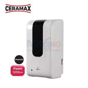 Ceramax Tempat Sabun Busa Otomatis Dengan Sensor F1406S 1200 Ml Putih