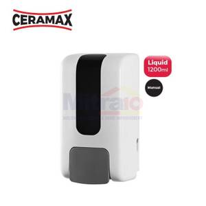 Ceramax Tempat Sabun Manual Dengan Sensor F1406M 1200 Ml Putih