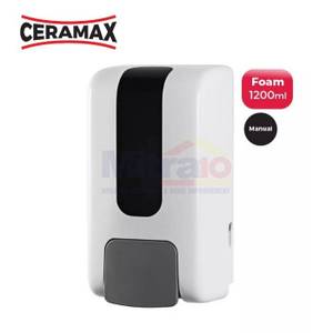 Ceramax Tempat Sabun Busa Manual Dengan Sensor F1406M 1200 Ml Putih