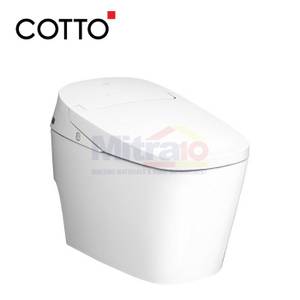 Cotto Kloset Duduk Pintar Satu Bagian Dengan Remot Smart C10257 Putih