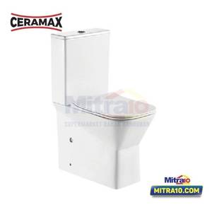Ceramax Kloset Duduk  ANDRES 1226A Dua Bagian Putih