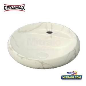 Ceramax Wastafel Atas Meja VIENNA H-466-C Putih