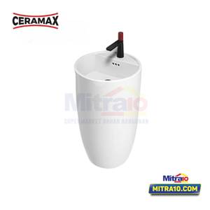 Ceramax Wastafel FSB0502XQ 45cm x 45cm x 85cm Putih