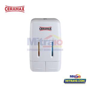 Ceramax Tempat sabun cair double HSD-F9088-2 Putih