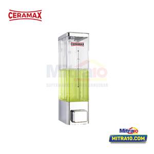 Ceramax Tempat sabun cair transparan HSD-F7001 250ml Silver