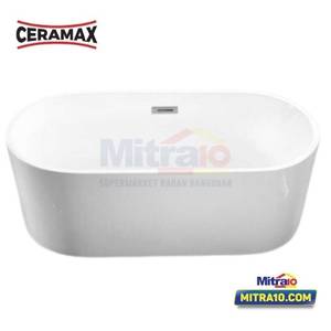Ceramax Bathtub MV020D 1700x800x580MM Putih