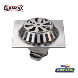 Ceramax Saringan AIr Lantai SP-RD221A 100x100x74MM Silver