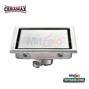 Ceramax Saringan AIr Lantai SP-RD357A 100x100x60MM Silver