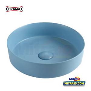 Ceramax Wastafel Atas Meja Monaco H-308 ABV Matt Blue