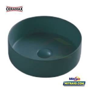 Ceramax Wastafel Atas Meja Monaco H-308 ABV Matt Green