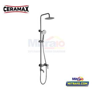 Ceramax Seri Geya Shower Tiang Kolom SPR5006 Gun Metal