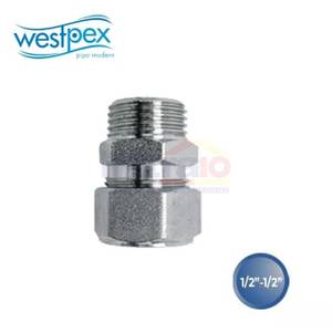 Westpex Fitting Sok Male Straight Air Panas Dan Dingin S16 1/2 Inch