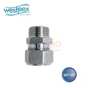 Westpex Fitting Sok Male Straight Air Panas Dan Dingin S20 1/2 Inch