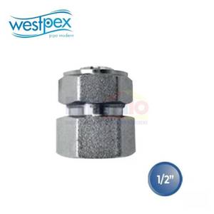 Westpex Fitting Sok Female Straight Air Panas Dan Dingin S16 1/2 Inch