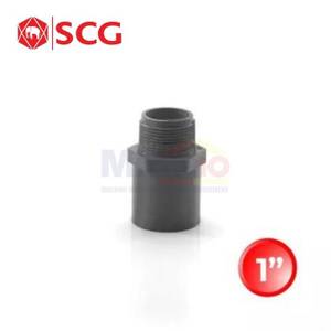 Scg Sok Drat Luar Pvc Aw Grey 25 1 Inch