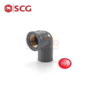 Scg Faucet Elbow Sambungan Pipa Pvc 90 Derajat Drat Dalam Metal Aw Grey 18 1/2 Inch