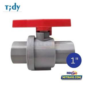Tidy Stop Kran Pvc BA-P-01 1 Inch Abu-Abu