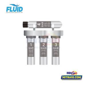 Fluid Filter Air Stainless Empat Tahap Filtrasi 15cm x 42cm x 38cm Chrome