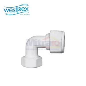 Wastpex Fitting Female Elbow Knee Nylon L16-1/2 Inch Putih