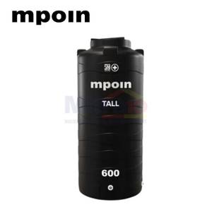Mpoin Tangki Air Tall Wave Series TW600 600 Liter Hitam