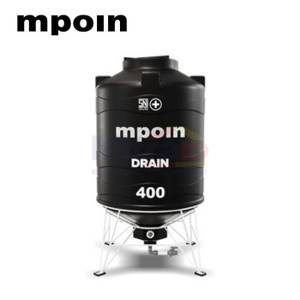 Mpoin Tangki Air Drain Series D400 350 Liter Hitam