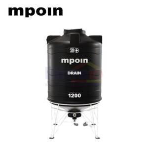 Mpoin Tangki Air Drain Series D1200 1100 Liter Hitam